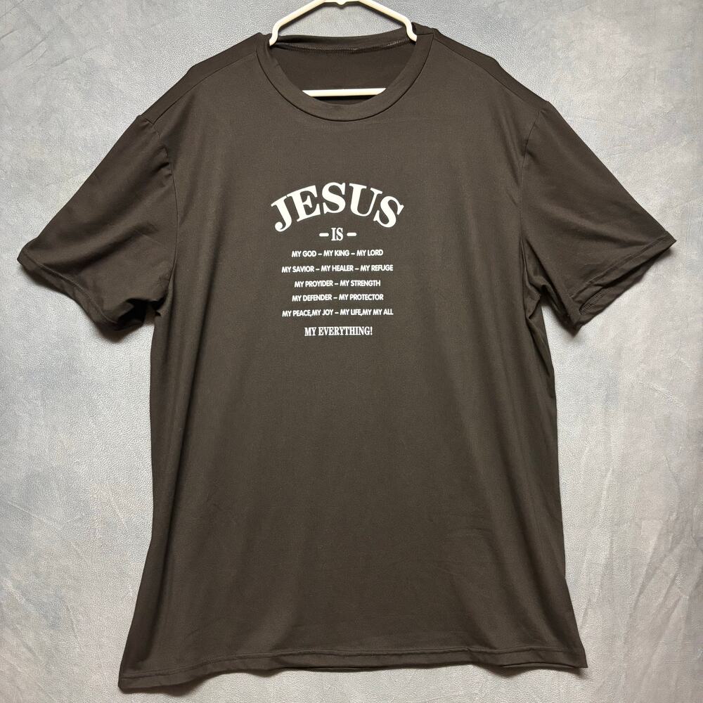 Jesus is my God My King My Lord Shirt Performance XXL Jesus is Everything Church